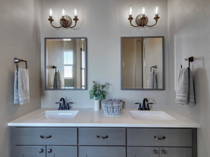 Bathroom Vanity with Double Sinks
